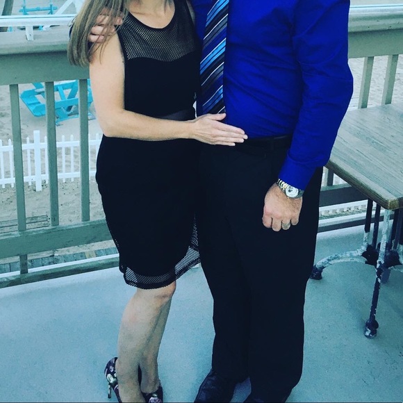 Gorgeous Black Mesh Dress - Picture 3 of 4